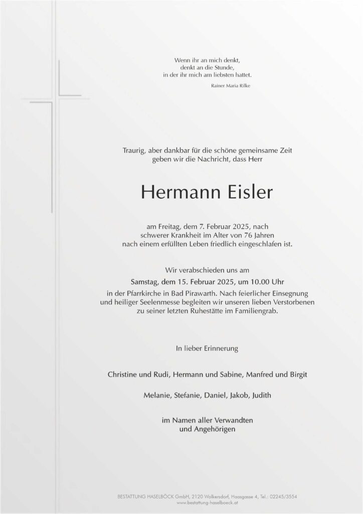 Eisler_Hermann_Bad_Pirawarth_Parte_Bestattung_Haselböck